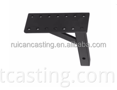 Trailer Hitch Pintle Hook Mounting Plate para o receptor de 2 polgadas